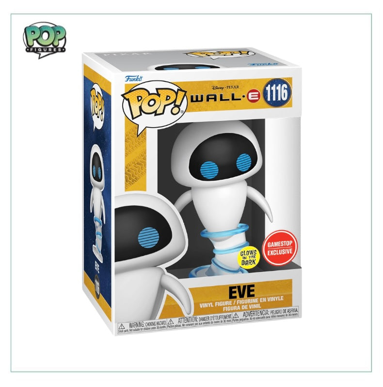 Eve (Glows In The Dark) #1116 Funko Pop! Wall-E - GameStop Exclusive - Angry Cat