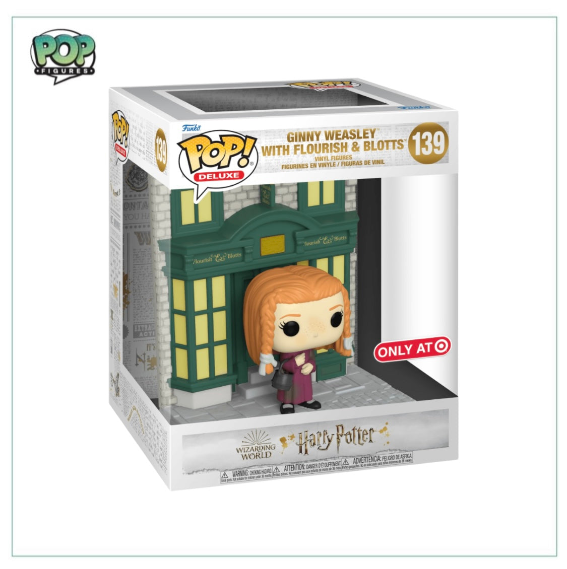 Ginny Weasley with Flourish & Blotts #139 Deluxe Funko Pop! - Harry Potter - Target Exclusive - Angry Cat
