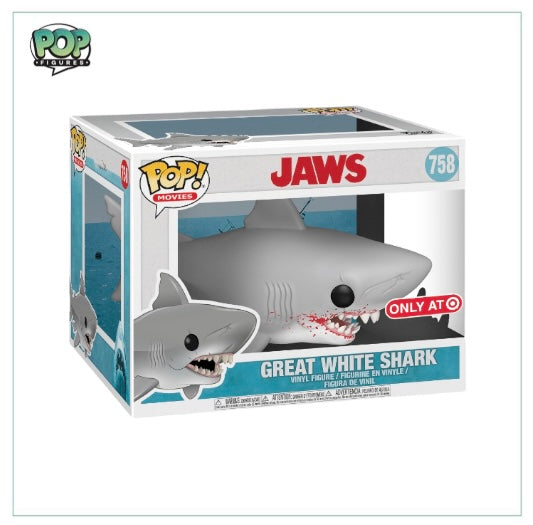 Great White Shark #758 (Bloody) Deluxe Funko Pop! - Jaws - Target Exclusive - Angry Cat