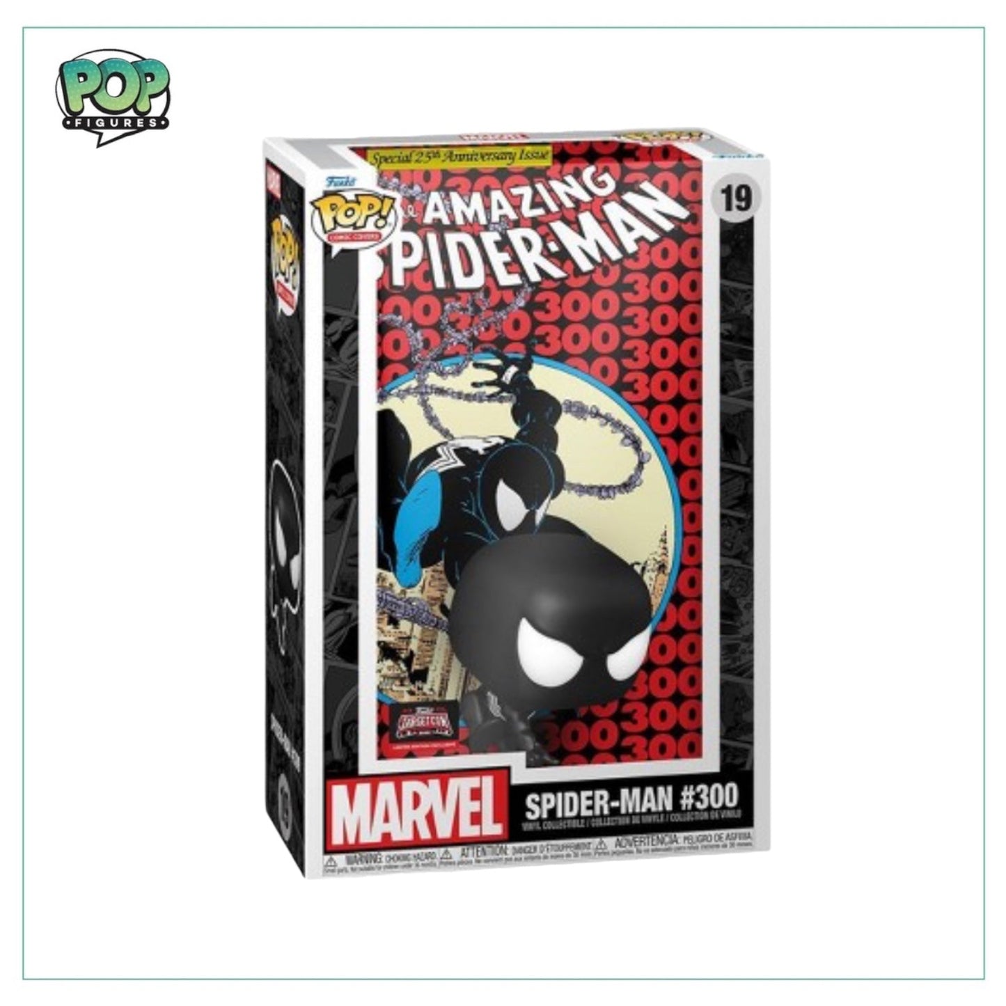Spider-Man #300 #19 Funko Pop Comic Cover! - Marvel - Target Con 2023 Exclusive - Angry Cat