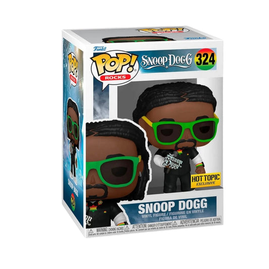 Snoop Dogg #324 (w/ Microphone) Funko Pop! - Snoop Dogg - Hot Topic Exclusive - Angry Cat