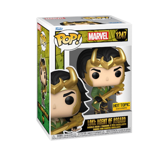 Loki : Agent of Asgard #1247 Funko Pop! - Marvel - Hot Topic Exclusive - Angry Cat