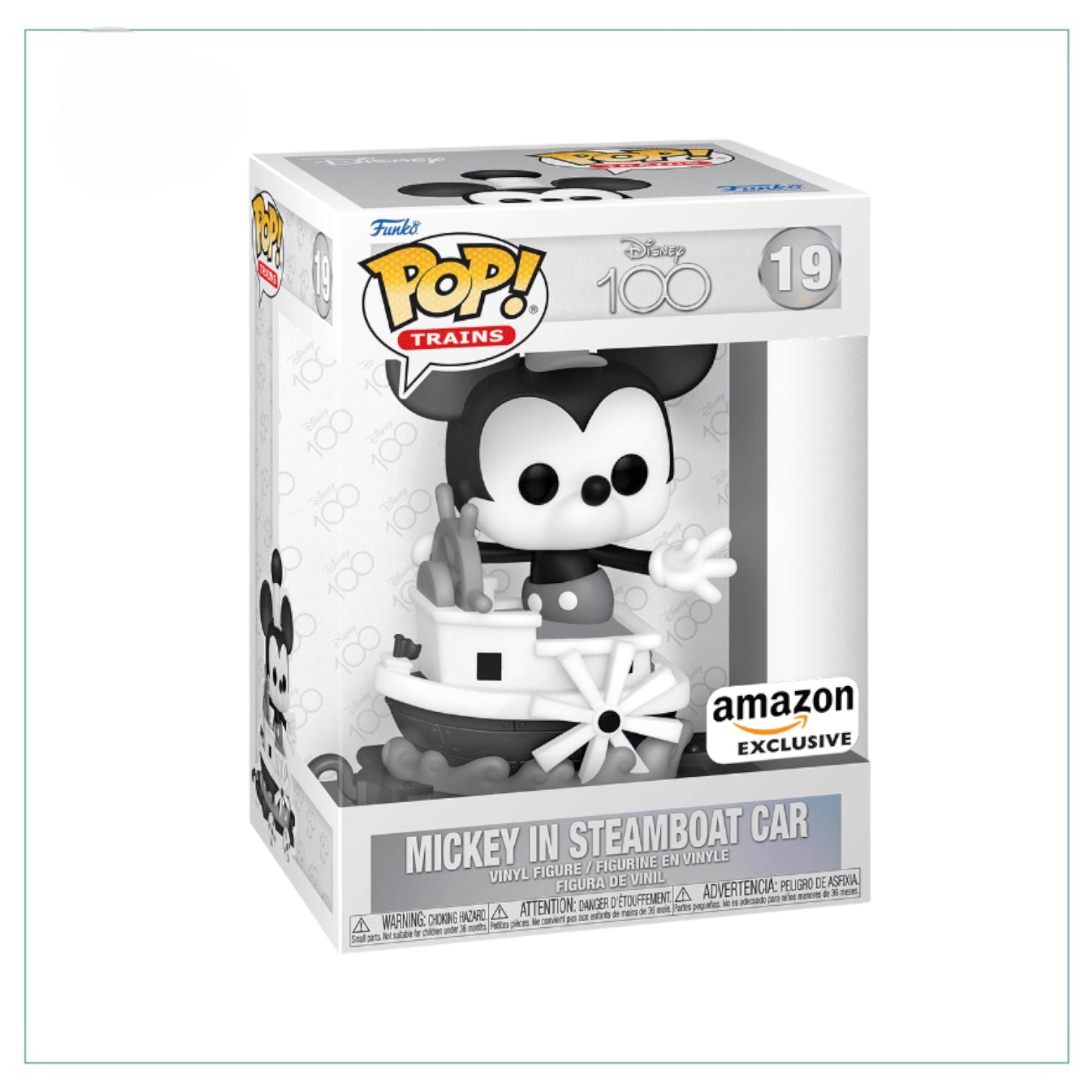 Mickey in Steamboat Car #19 Funko Pop! - Disney 100 - Amazon Exclusive - Angry Cat