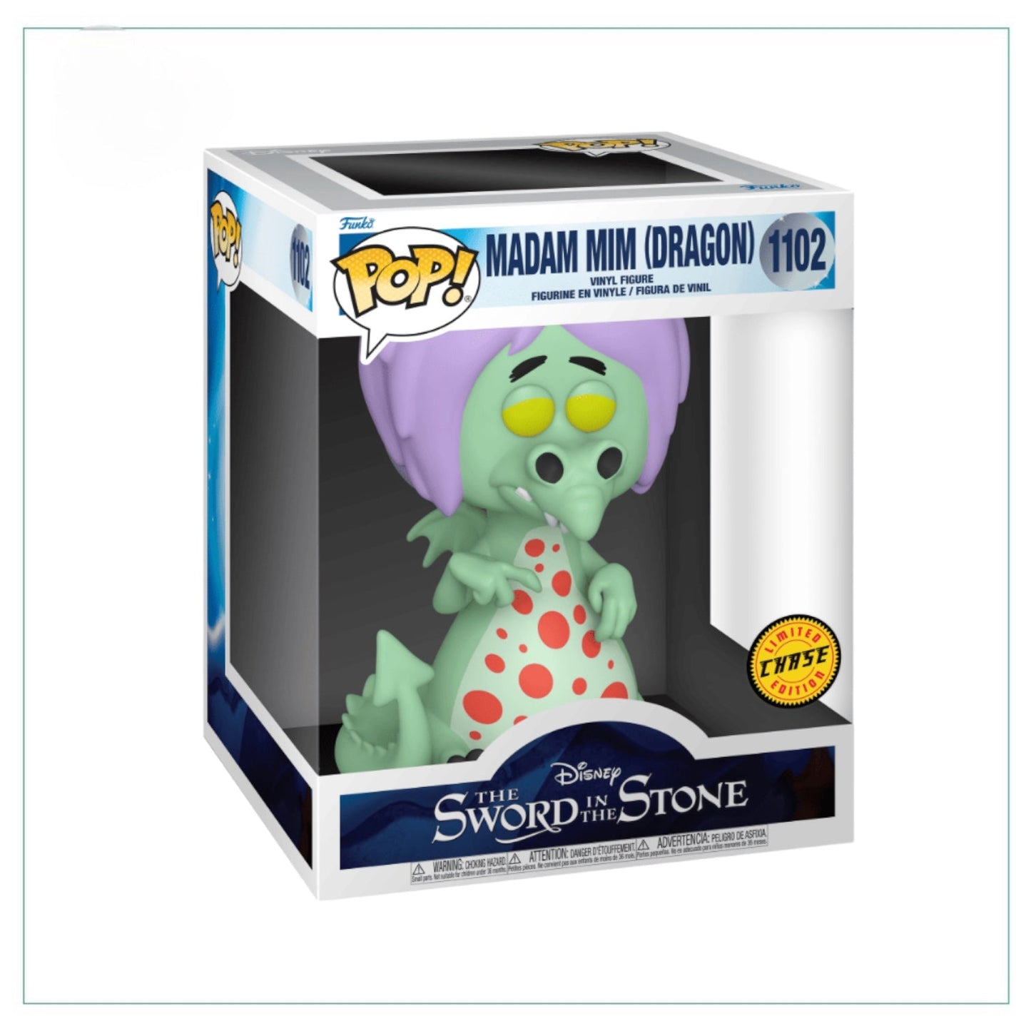 Madam Mim (Dragon) #1102 Funko Deluxe Pop! - The Sword in the Stone - Disney - Chase Edition - Angry Cat