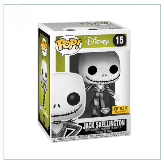 Jack Skellington #15 (Diamond Collection) Funko Pop! - The Nightmare Before Christmas - Hot Topic Exclusive - Angry Cat