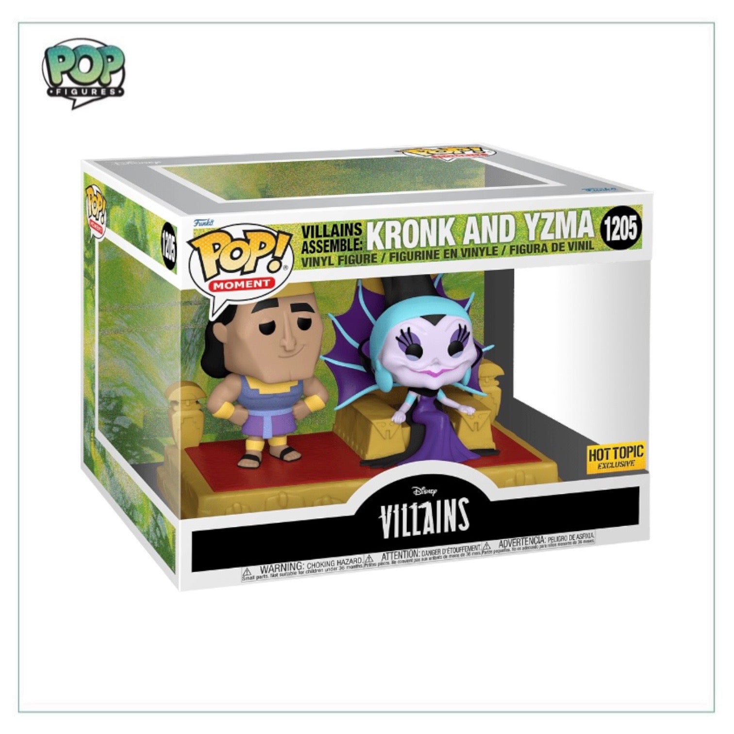 Villains Assemble: Kronk and Yzma #1205 Funko Pop Moment! - Disney Villains - Hot Topic Exclusive - Angry Cat