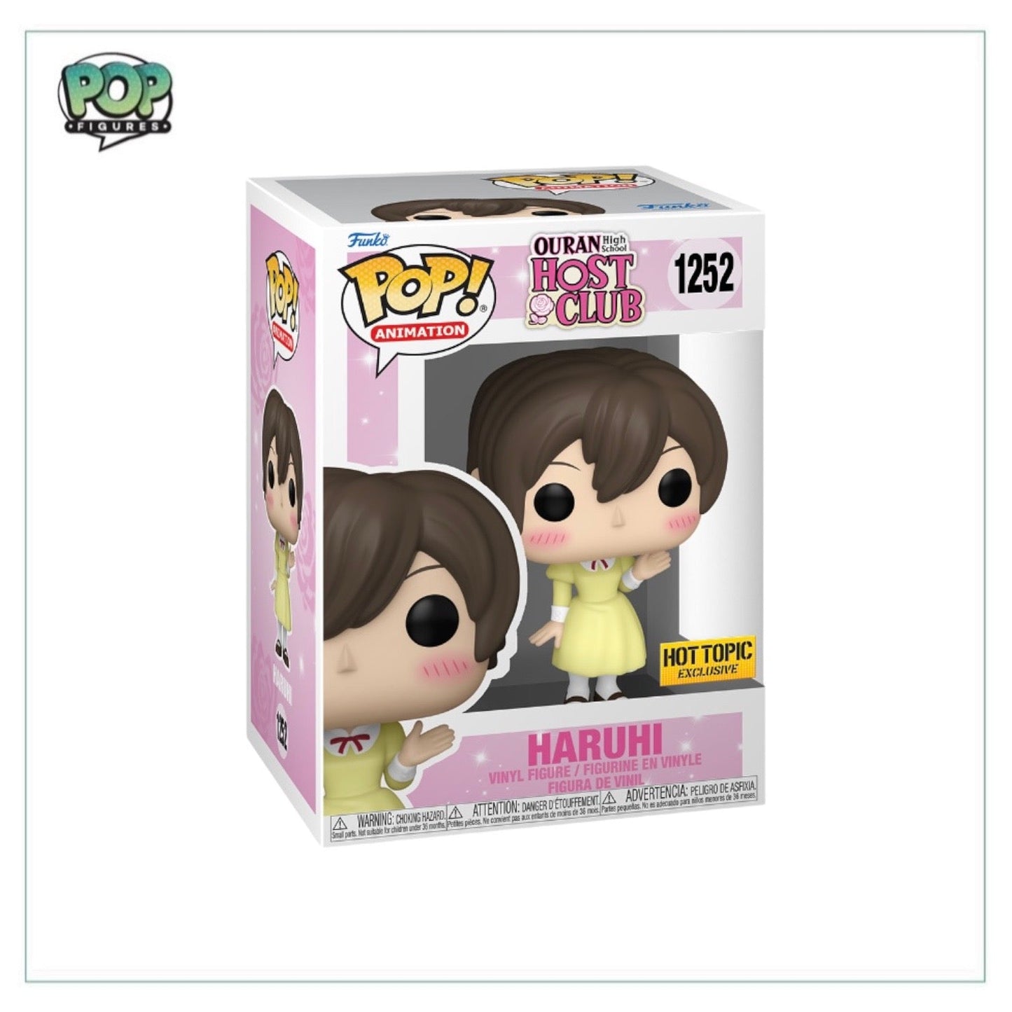 Haruhi #1252 Funko Pop! - Ouran High School Host Club - Hot Topic Exclusive - Angry Cat