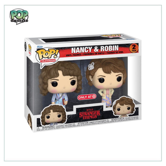 Nancy & Robin 2 Pack Funko Pop! - Stranger Things - Target Exclusive - Angry Cat