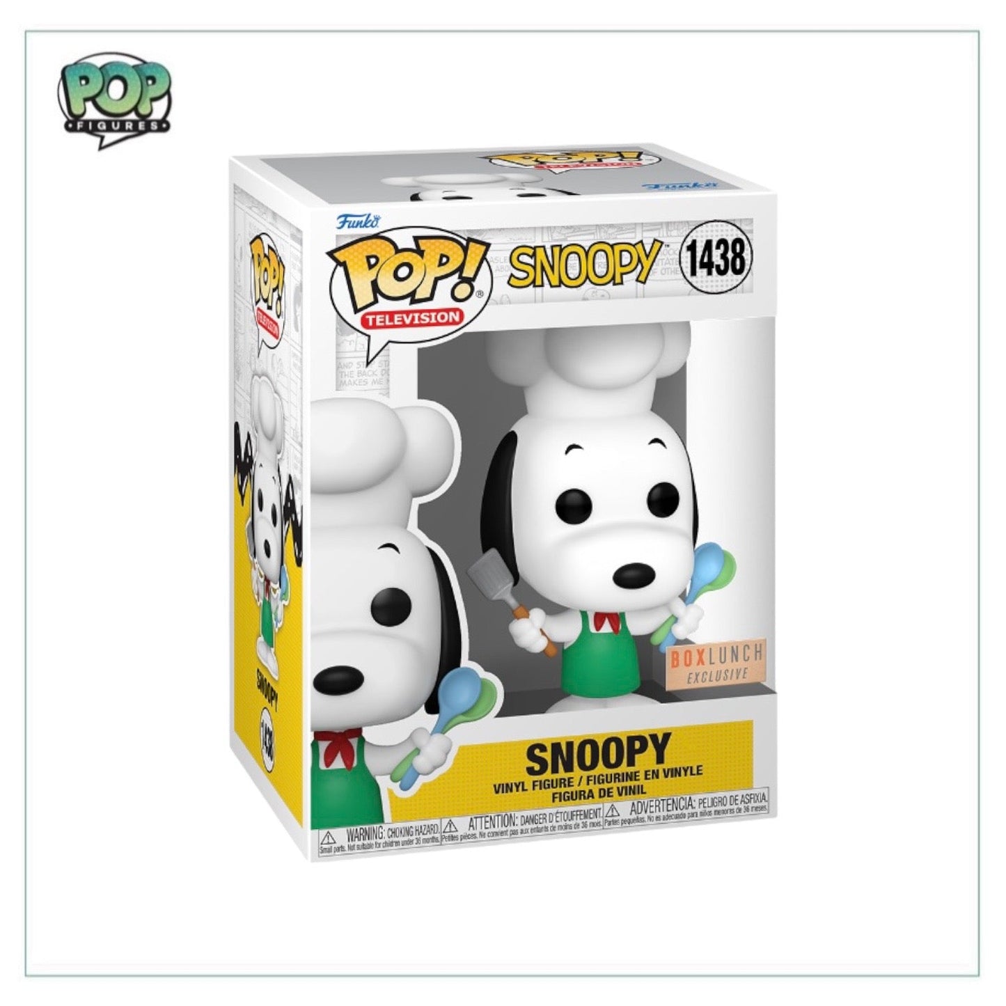 Snoopy #1438 (Chef) Funko Pop! - Snoopy - Boxlunch Exclusive - Angry Cat