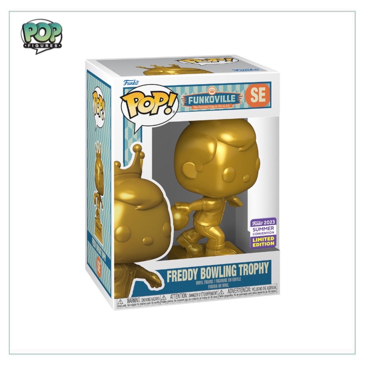 Freddy Bowling Trophy Funko Pop! - Funkoville - SDCC 2023 Shared Exclusive - Angry Cat