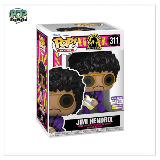 Jimi Hendrix #311 Funko Pop! - Rocks - SDCC 2023 Shared Exclusive - Angry Cat