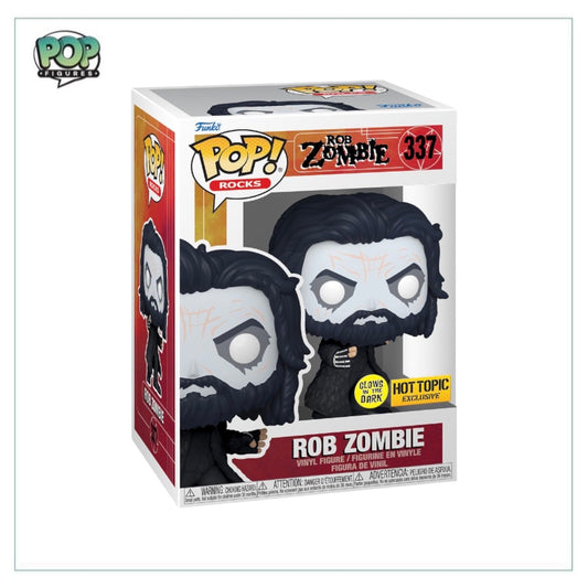 Rob Zombie #337 (Glows in the Dark) Funko Pop! - Rock - Hot Topic Exclusive - Angry Cat