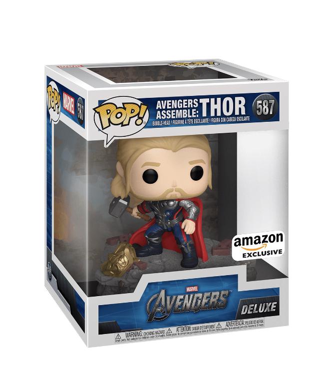 Avengers Assemble: Thor #587 Deluxe Funko Pop! - The Avengers - Amazon Exclusive - Angry Cat