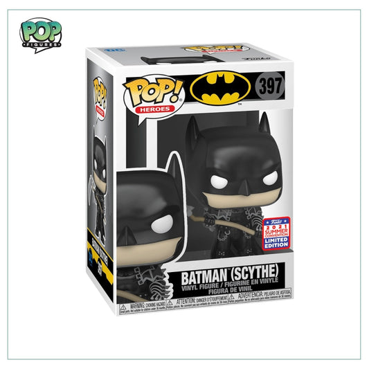 Batman (Scythe) #397 Funko Pop! Batman - 2021 Virtual Funkon (Shared Sticker) - Angry Cat