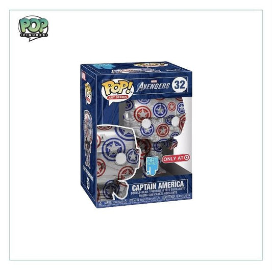 Captain America (Art Series) #32 Funko Pop! Marvel: Avengers - Target Exclusive - Angry Cat