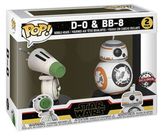 D-O and BB-8 2 Pack Funko Pop! Star Wars. Special Edition - Angry Cat