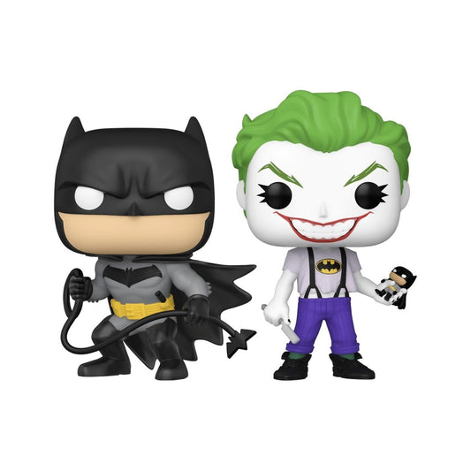 White Knight Batman & White Knight Joker Deluxe 2 Pack Vinyl! Pop Heroes - Special Edition - Angry Cat