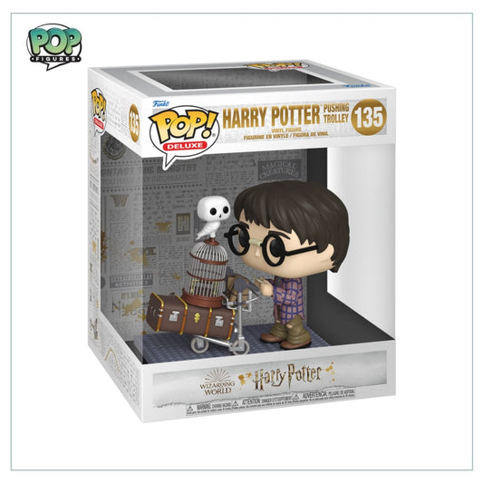 Harry Potter Pushing Trolley #135 Deluxe Funko Pop! Harry Potter - Angry Cat