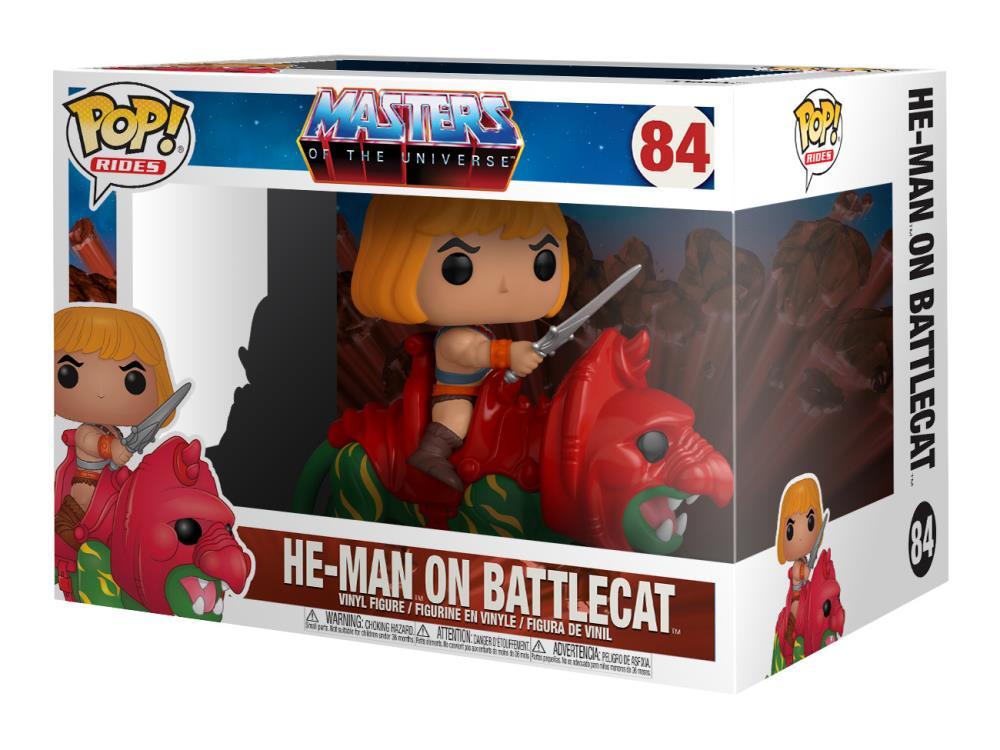 He-Man on Battlecat #84 Funko Pop Ride! Masters Of The Universe - Angry Cat