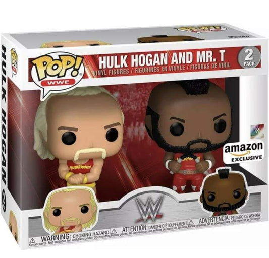 Hulk Hogan & Mr. T Deluxe 2 Pack Vinyl! WWE, Amazon Exclusive - Angry Cat