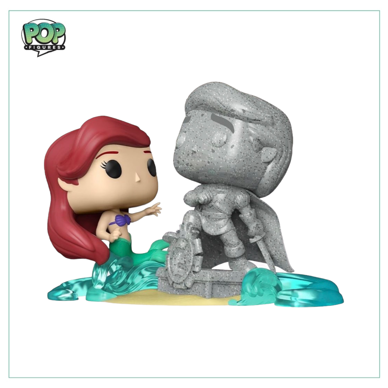 Ariel with Eric statue #1169 Deluxe Funko Pop! Disney - Boxlunch Exclusive - Angry Cat