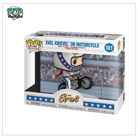 Evil Knievel On Motorcycle #101 Deluxe Funko Pop! Rides - Angry Cat