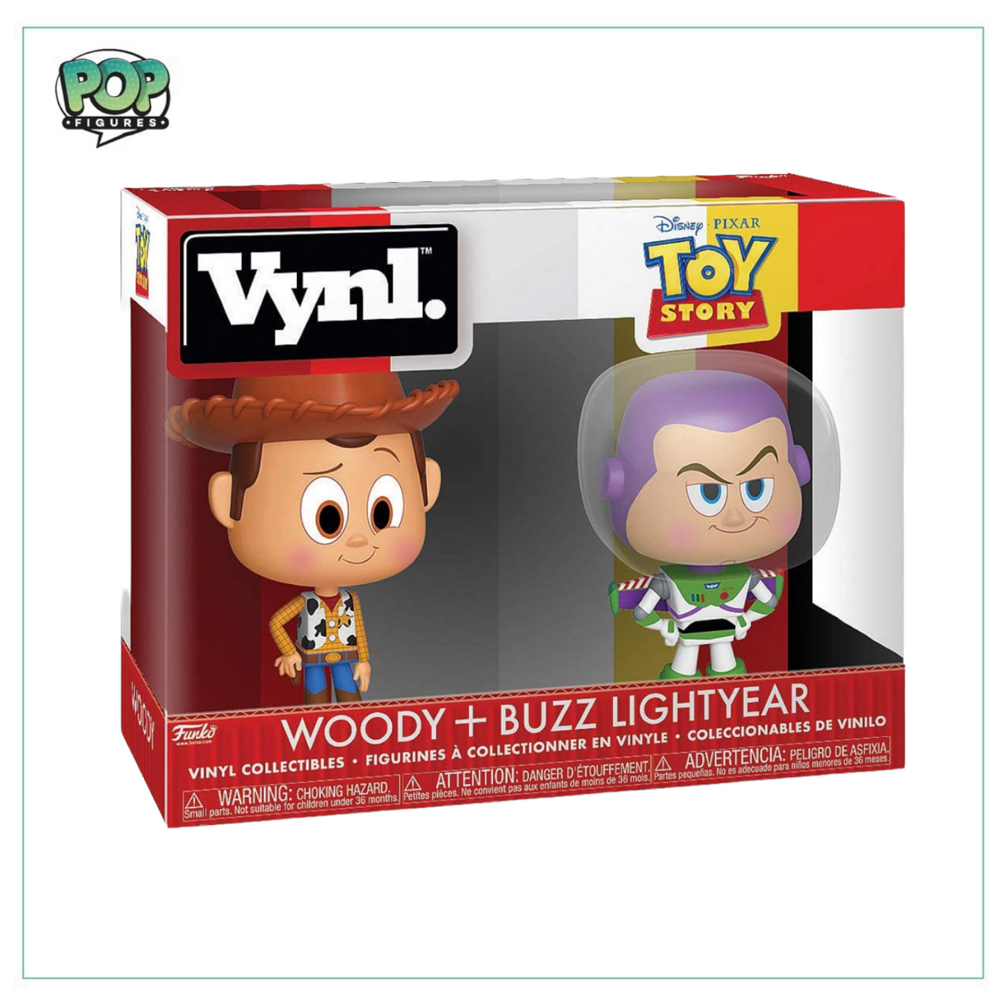 Woody + Buzz Lightyear Deluxe 2 Pack Vynl.  - Disney - Angry Cat