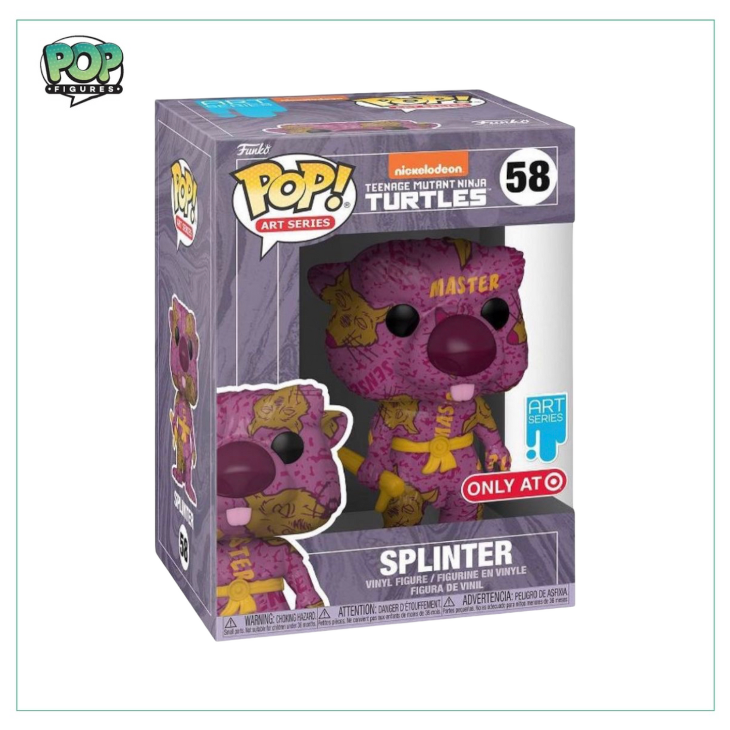Splinter (Artist Series) #58  Funko Pop! Teenage Mutant Ninja Turtles - Target Exclusive - Angry Cat