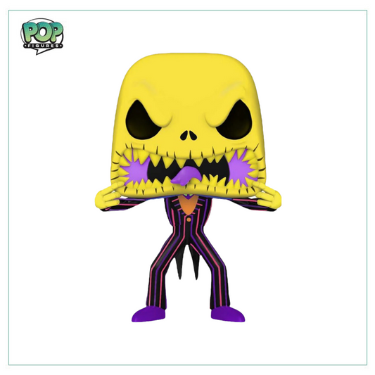 Jack Skellington Scary Face  #808 (Blacklight) Funko Pop! The Nightmare Before Christmas - GameStop Exclusive - Angry Cat