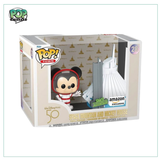 Space Mountain and Mickey Mouse #28 Deluxe Funko Pop! Disney 50th - Amazon Exclusive - Angry Cat