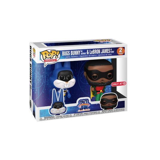 Bugs Bunny as Batman & LeBron James as Robin Deluxe 2 Pack Funko Pop! Space Jam 2 - Target Exclusive - Angry Cat