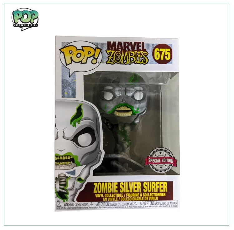 Zombie Silver Surfer #675 Funko Pop! Marvel Zombies, Special Edition - Angry Cat