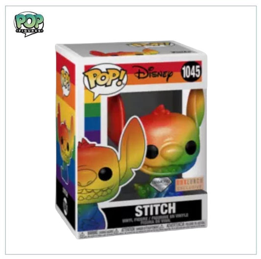 Stitch Pride (Diamond Collection) #1045 Funko Pop! - Disney -  Box Lunch Exclusive - Angry Cat