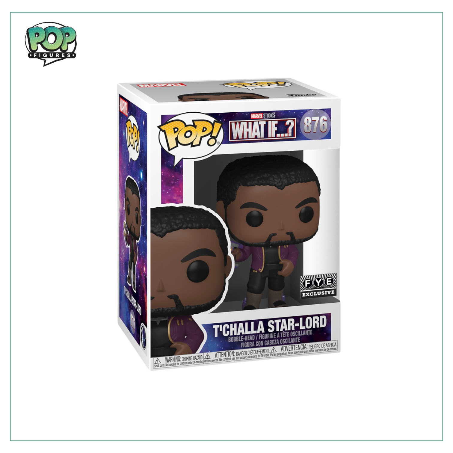 T’Challa Star Lord #876 Funko Pop! What If? FYE Exclusive - Angry Cat