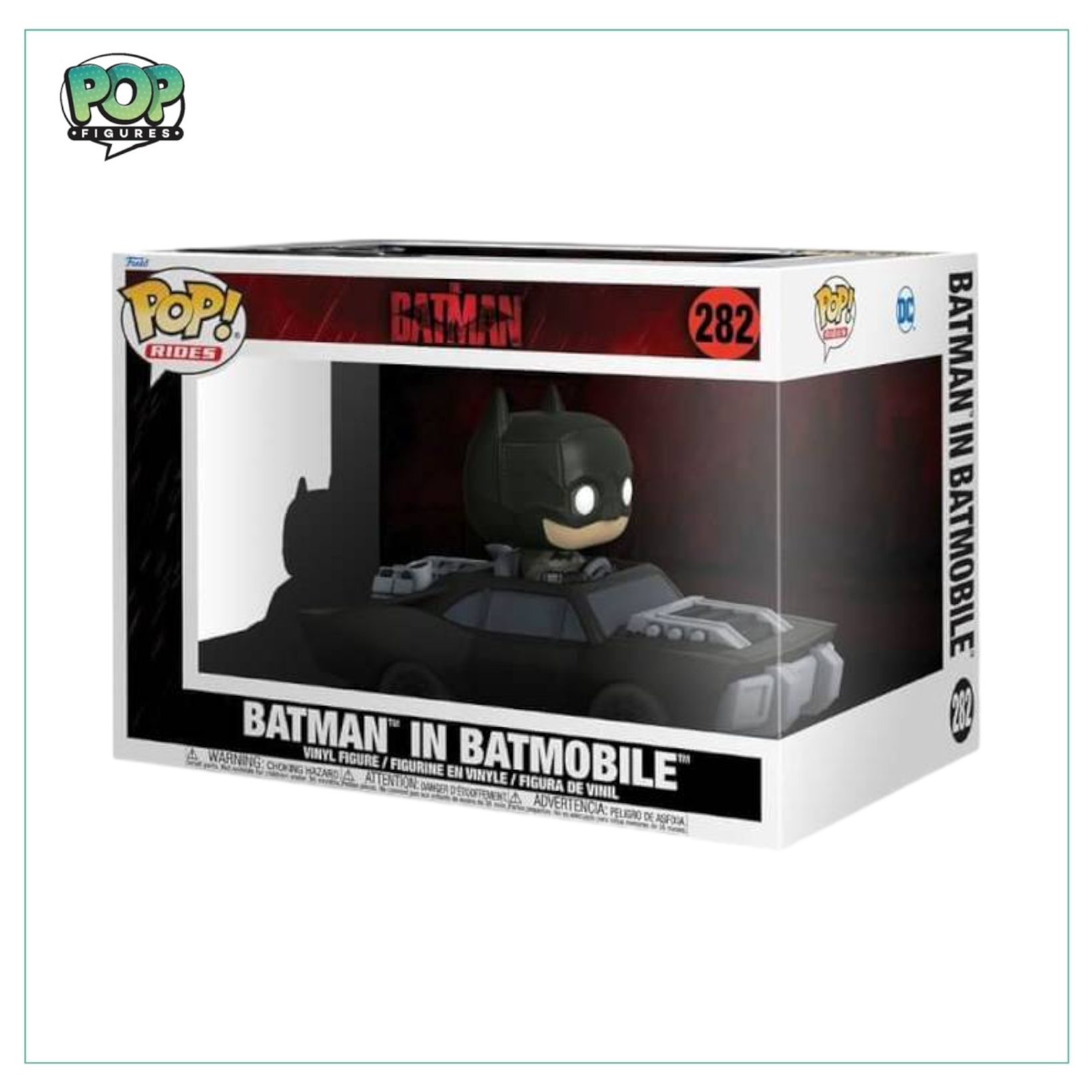Batman in Batmobile #282 Funko Pop! Rides The Batman - Angry Cat