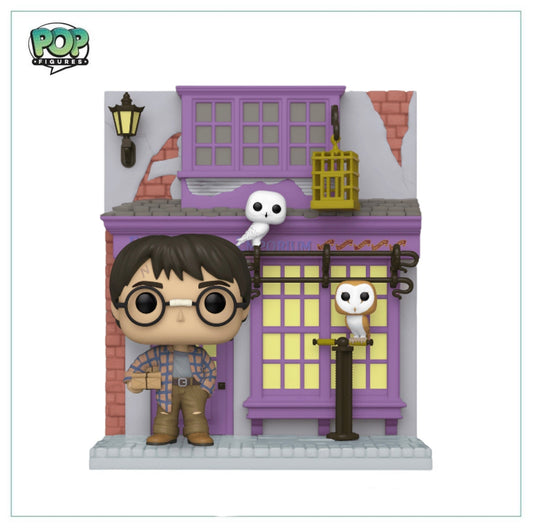 Harry Potter With Eeylops Owl Emporium #140 Deluxe Funko Pop! - Harry Potter - Special Edition - Angry Cat