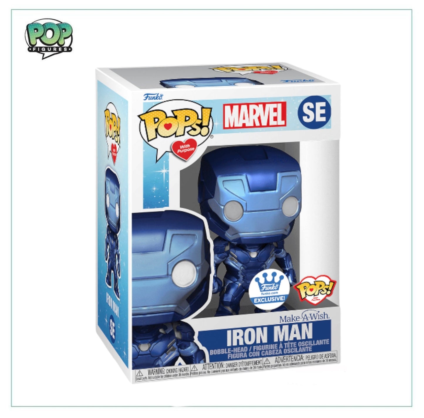 Iron Man #SE Funko Pop! Marvel - Funko Exclusive -  Make A Wish - Angry Cat