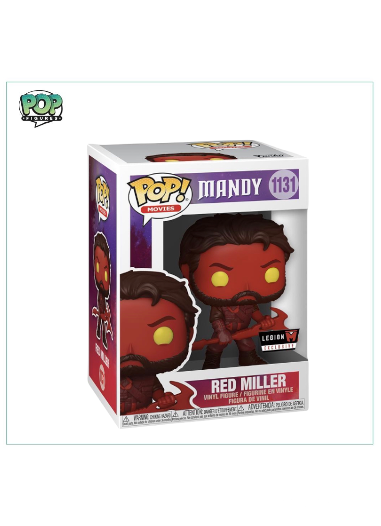Red Miller #1131 Funko Pop! Movies: Mandy, Legion Exclusive - Angry Cat