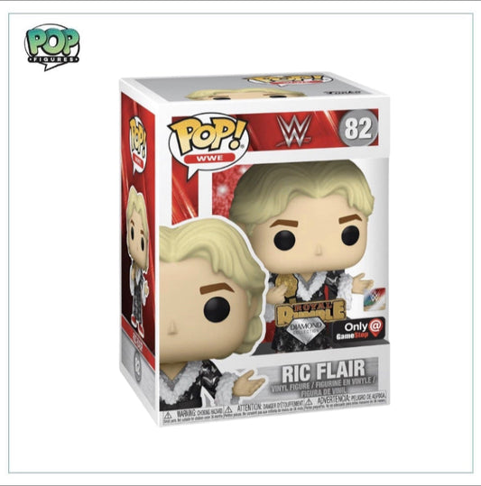 Ric Flair With Pin (Diamond Collection) #82 Funko Pop! WWE, GameStop Exclusive - Angry Cat