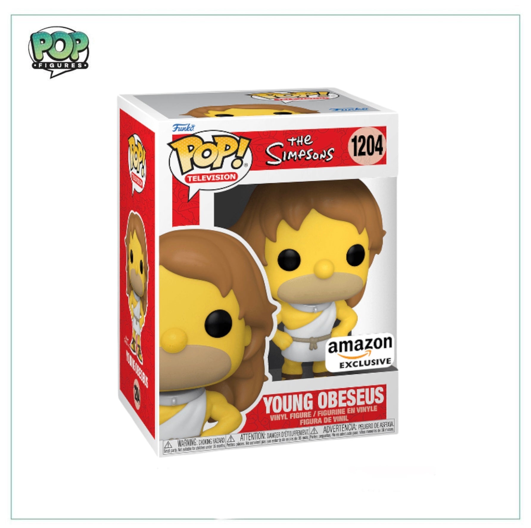 Young Obeseus #1204 Funko Pop! The Simpsons - Amazon Exclusive - Angry Cat