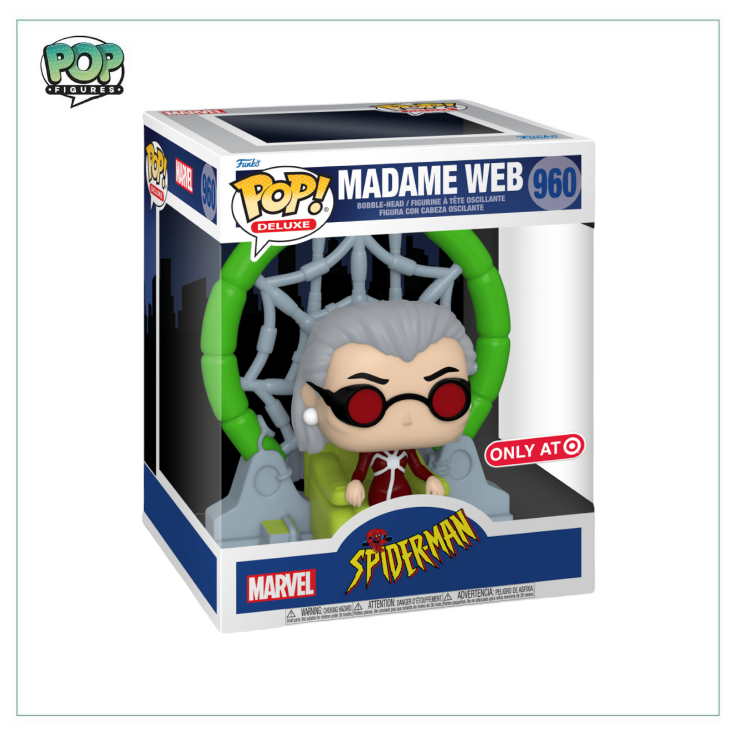 Madame Web #960 Funko Pop! Marvel - Target Exclusive - Angry Cat