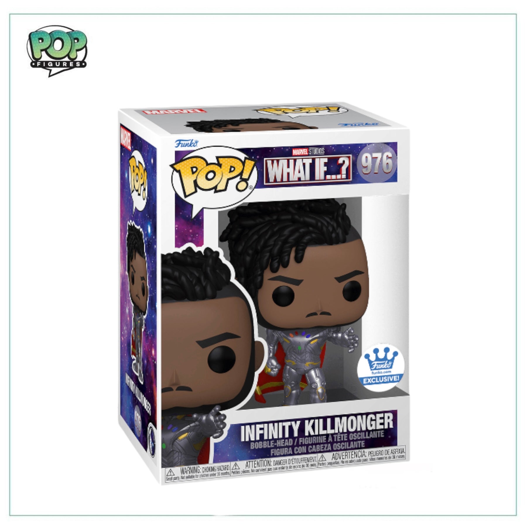Infinity Killmonger #976 Funko Pop! What If...? - Funko Exclusive - Angry Cat
