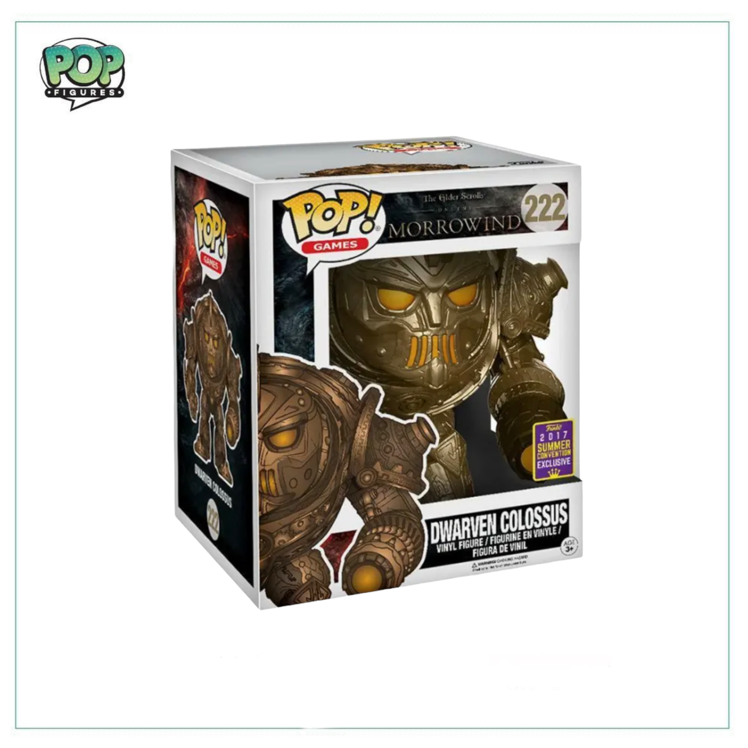 Dwarven Colossus #222 Deluxe Funko Pop! Morrowind - 2017 SDCC Shared Exclusive - Angry Cat