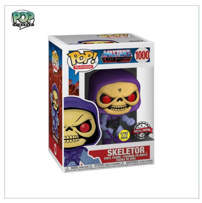 Skeletor (Glow In The Dark) #1000 Funko Pop! Masters Of The Universe, Special Edition - Angry Cat