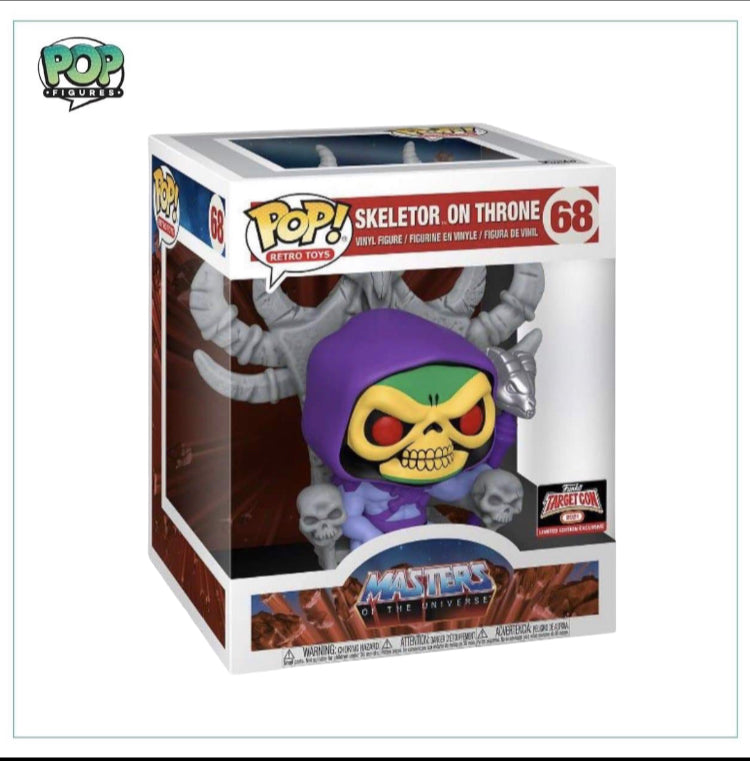 Skeletor on Throne #68 Deluxe Funko Pop! Masters Of The Universe - 2021 Target Con Exclusive - Angry Cat