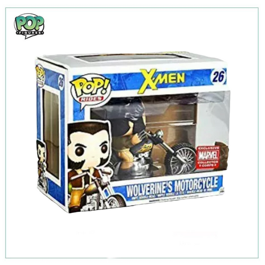 Wolverine’s Motorcycle - Funko Pop Rides! X-Men - Marvel Collector Corps Exclusive - Angry Cat