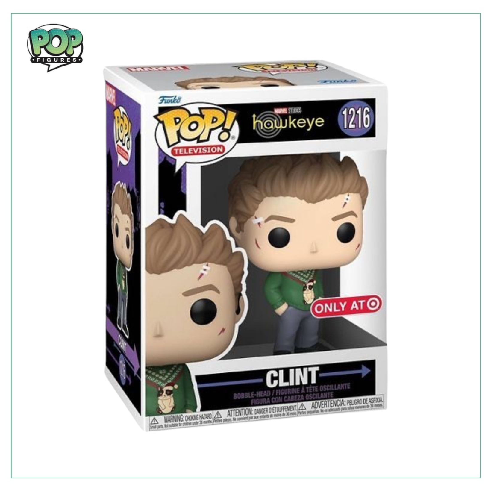 Clint Barton #1216 Funko Pop! Hawkeye - Target Exclusive - Angry Cat