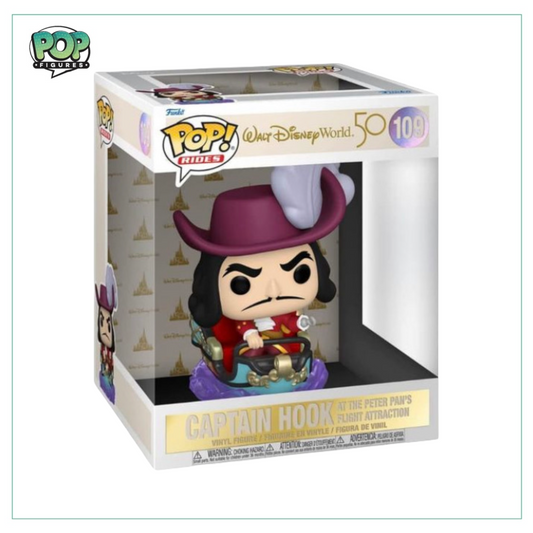 Captain Hook at the Peter Pan’s Flight Attraction #109 Funko Pop! Disney 50th - Angry Cat