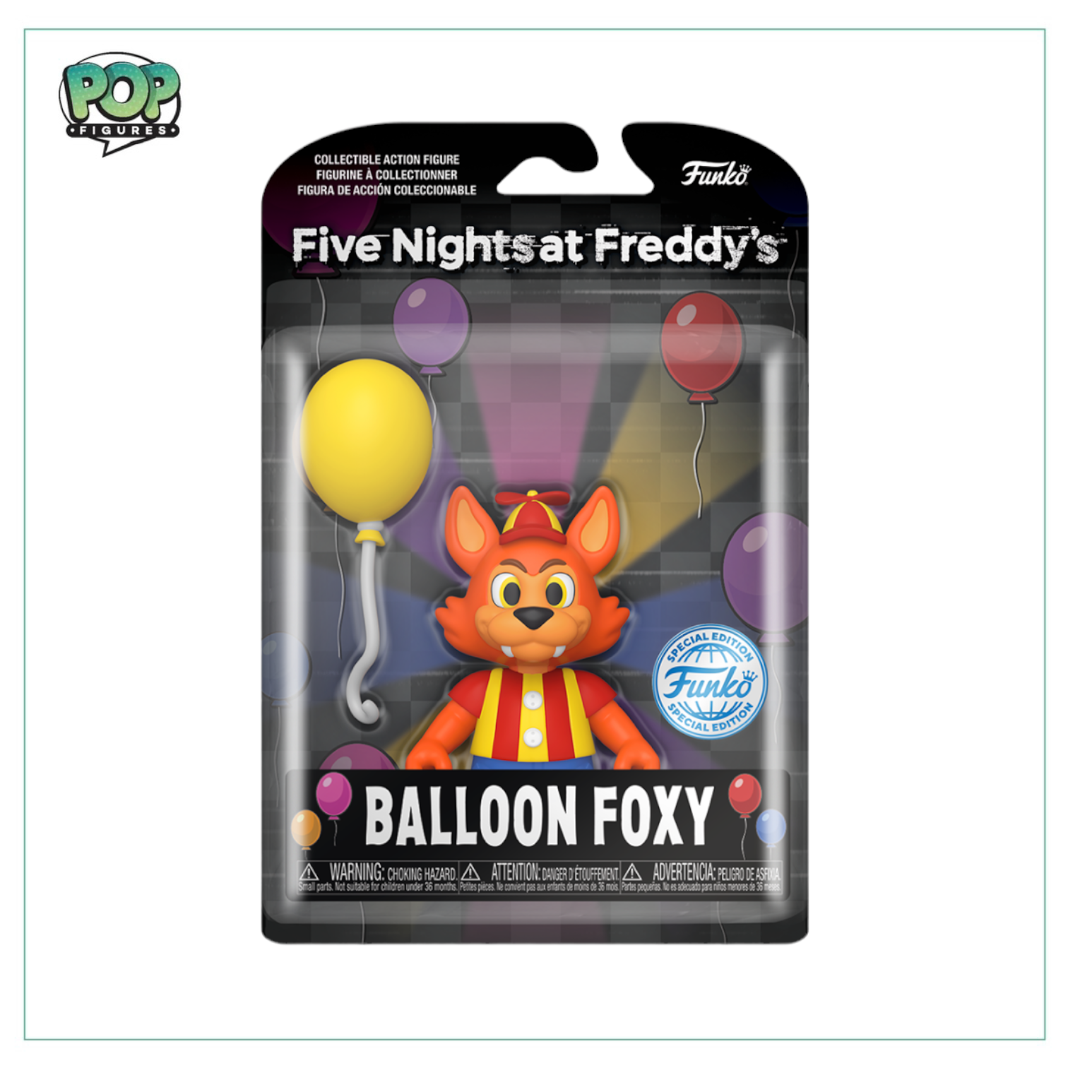 Balloon Foxy Funko Action Figure Five Nights at Freddy’s - Special Edition - Angry Cat