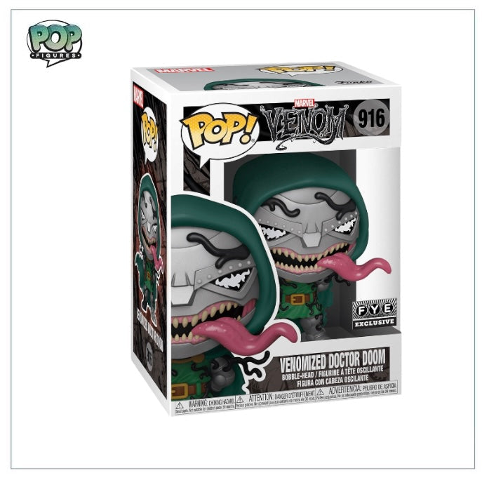 Venomized Doctor Doom #916 Funko Pop! - Marvel: Venom - FYE Exclusive - Angry Cat